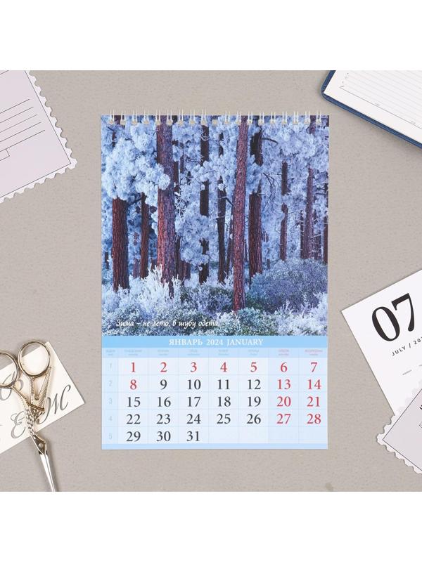 Календарь на пружине без ригеля 