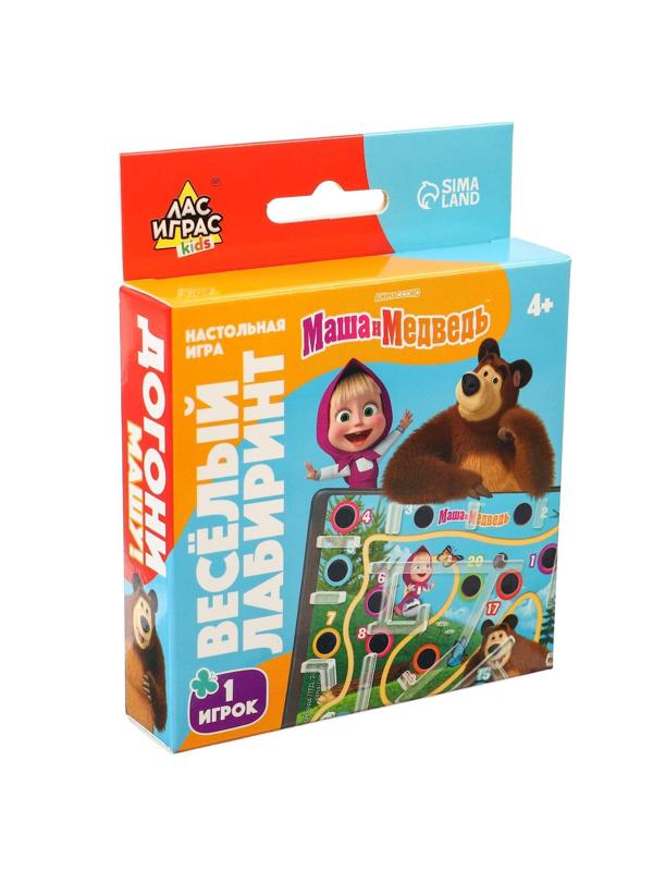 Настольная игра «‎Весёлый лабиринт. Маша и Медведь»