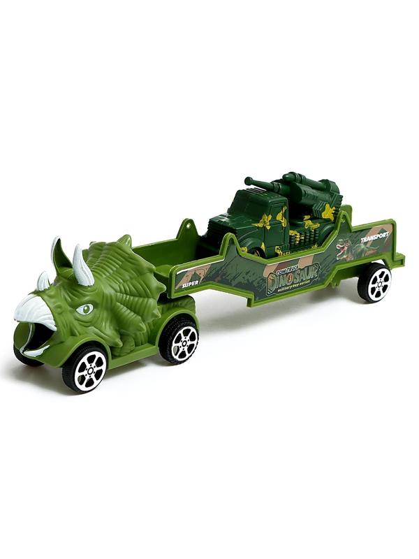 Грузовик инерционный «DINO автовоз», МИКС