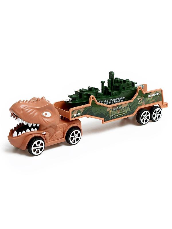 Грузовик инерционный «DINO автовоз», МИКС