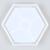 Форма силиконовая для эпоксидной смолы «Шестиугольник», размер изделия 11,6 × 10,1 × 1,2 см
