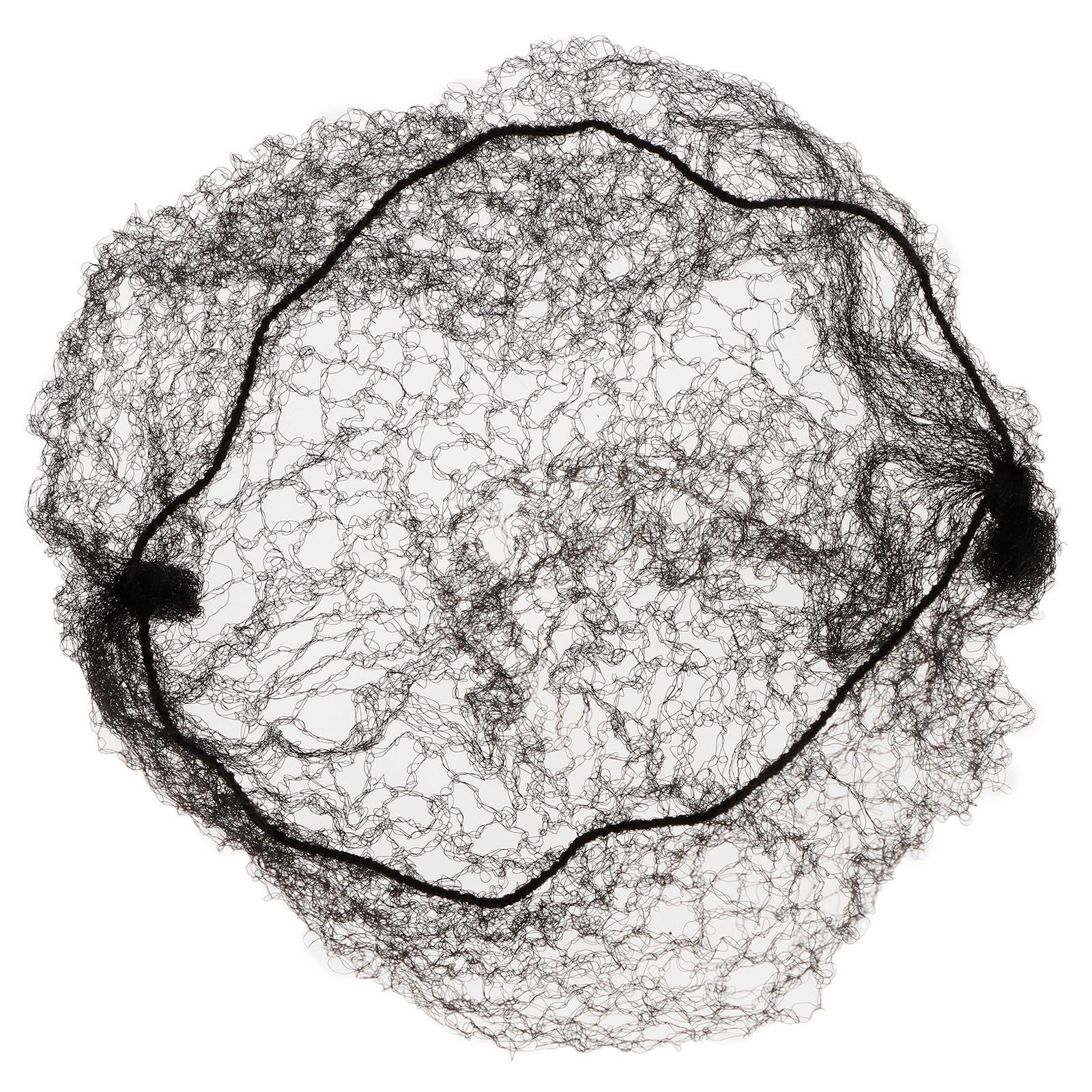 Сетка для волос, паутинка, 50 см, цвет чёрный