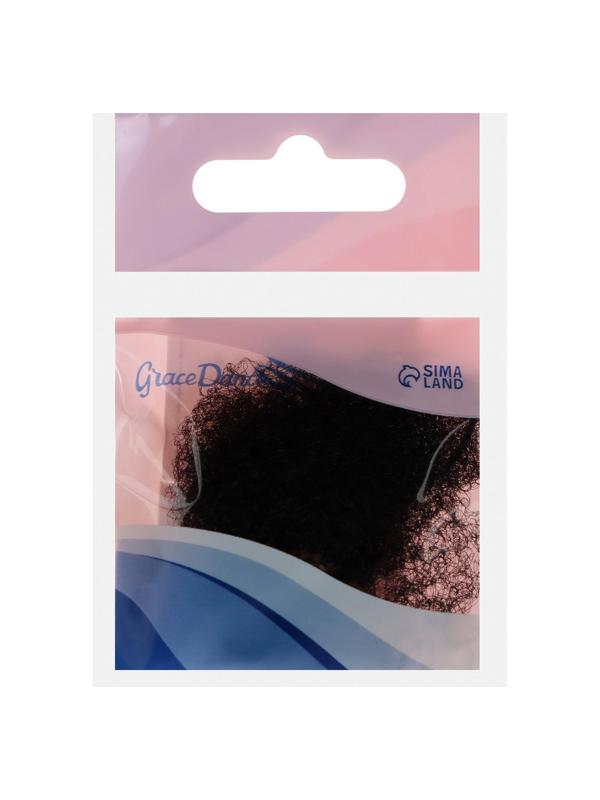 Сетка для волос, паутинка, 50 см, цвет чёрный