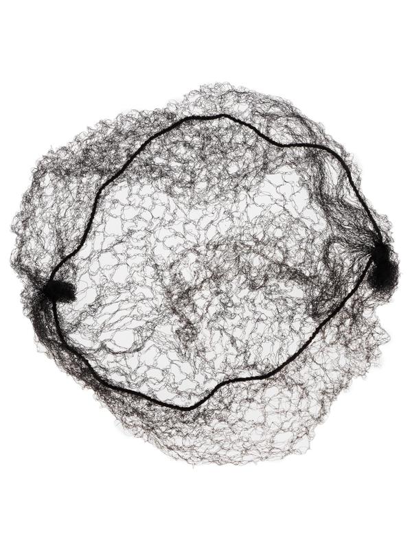 Сетка для волос, паутинка, 50 см, цвет чёрный