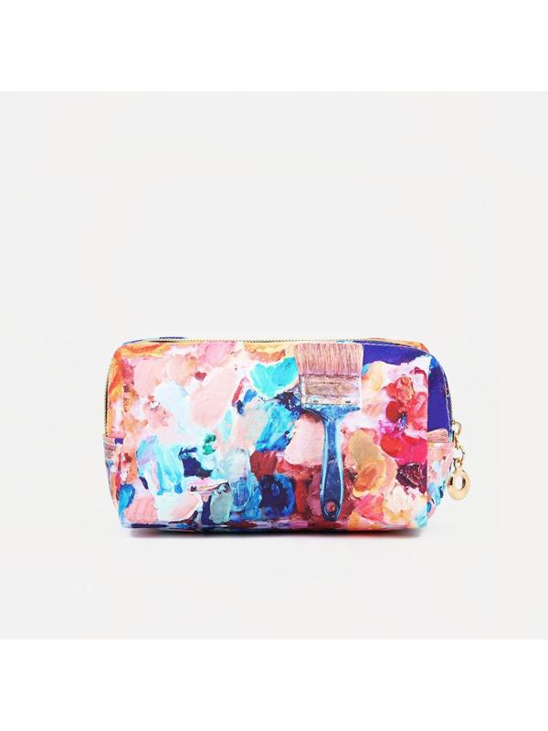 Косметичка на молнии, цвет разноцветный