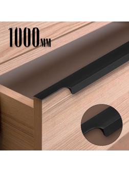 Ручка торцевая CAPPIO RP100BL, L=1000 мм, цвет черный