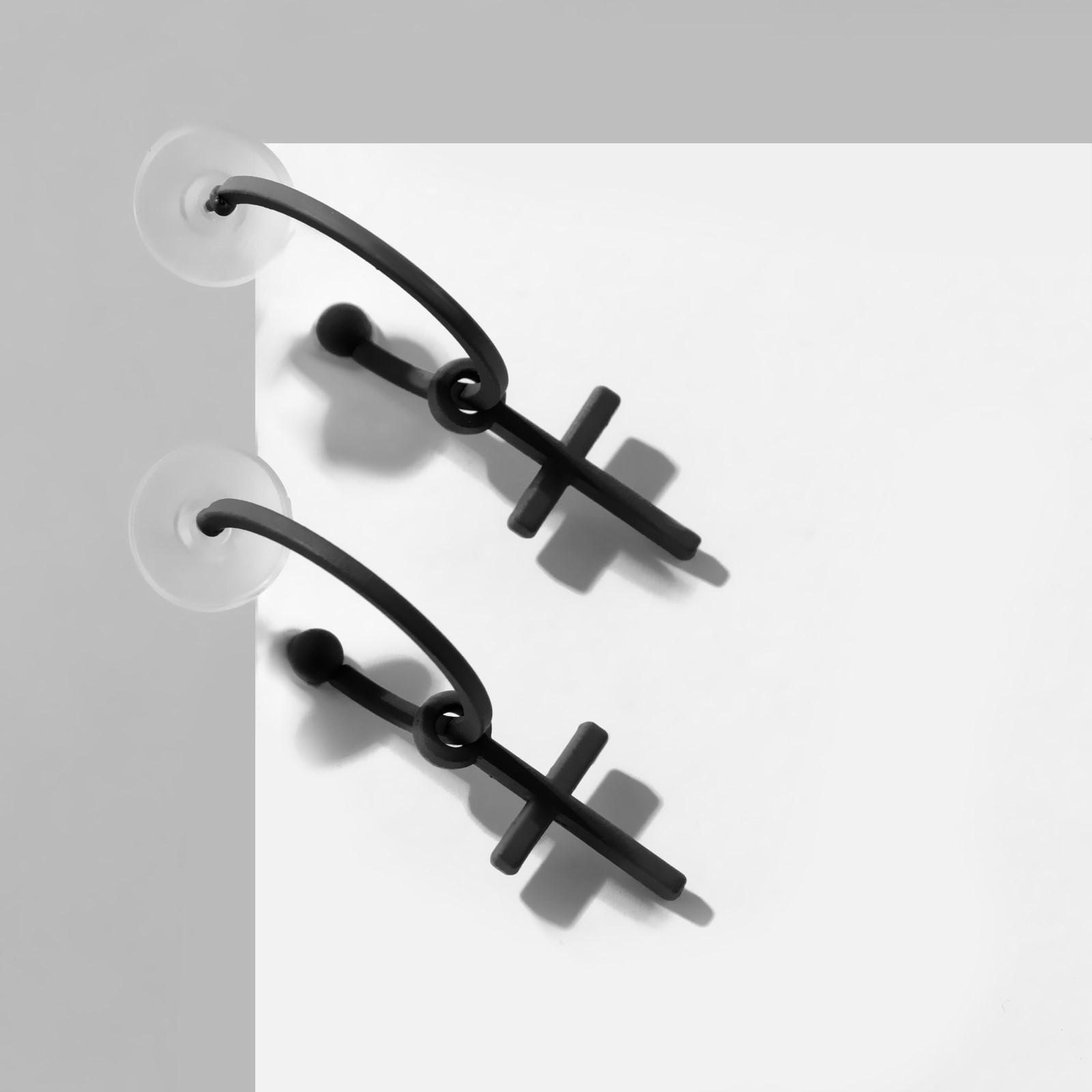 Серьги эмаль 