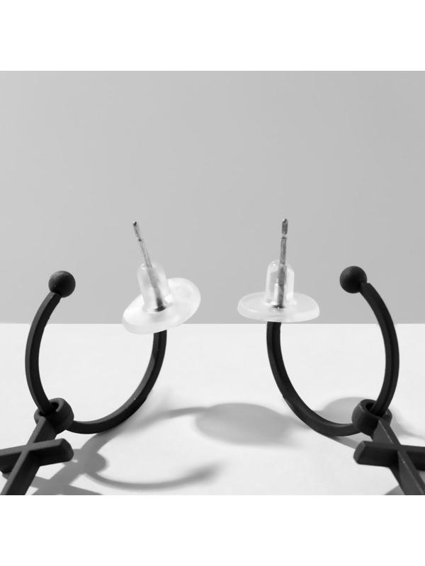 Серьги эмаль 