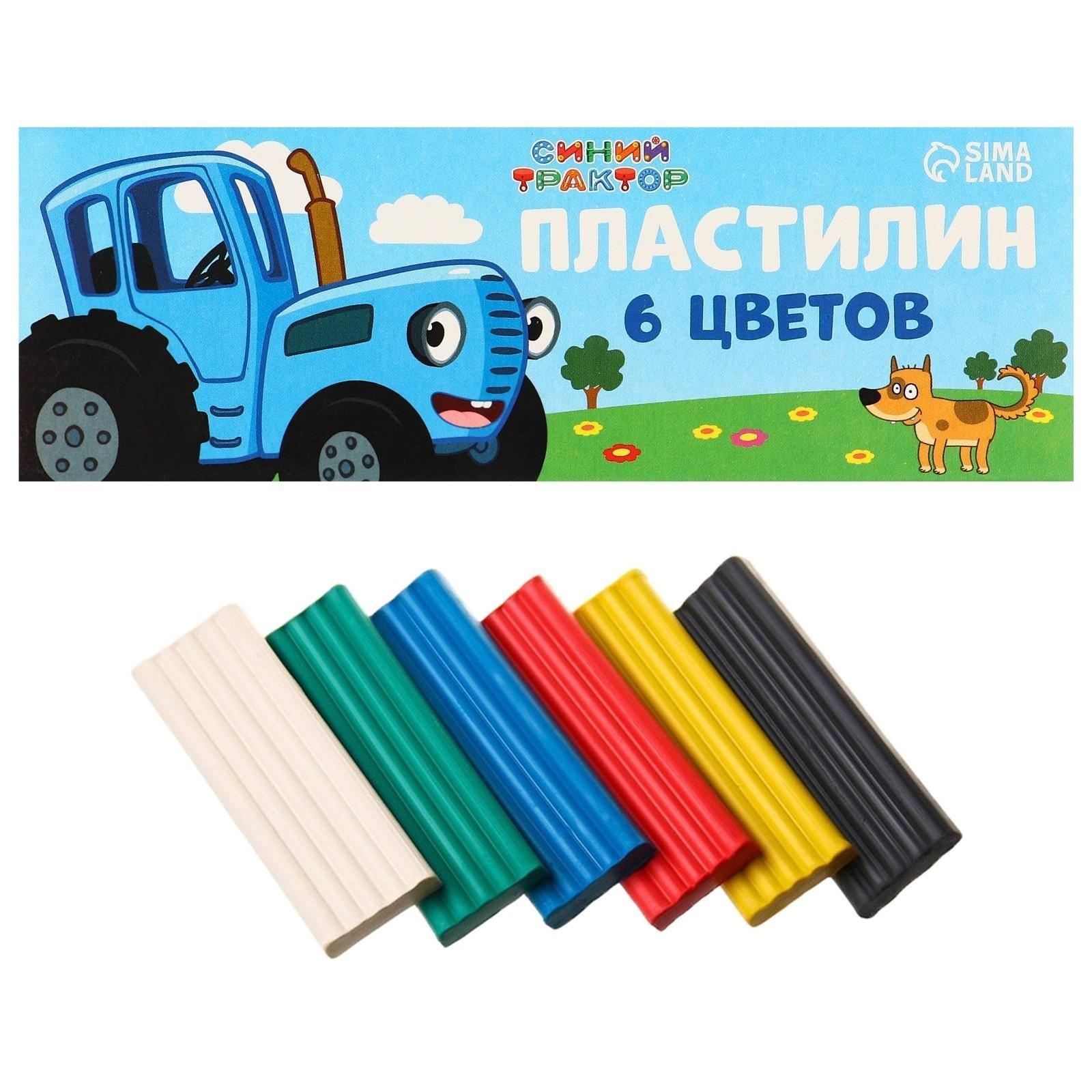 Пластилин 6 цветов 90 г 