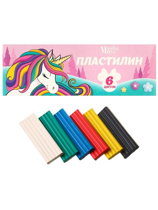 Пластилин 6 цветов 90 г 