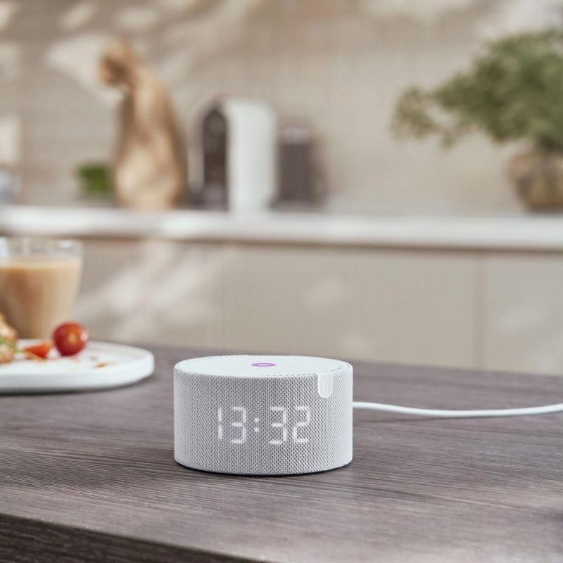 Умная колонка Яндекс.Станция Мини с часами, серый (YNDX-00020G)