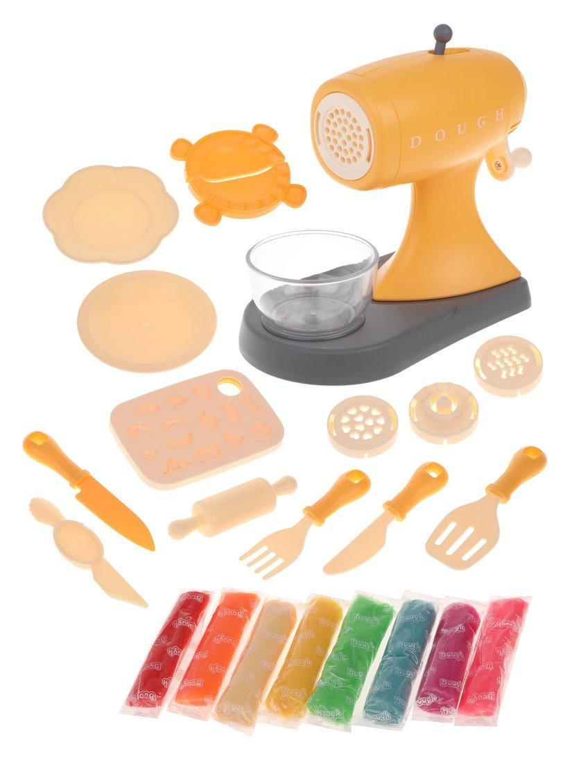 Набор для лепки «Машинка для пасты», тесто 8 цветов, 225 г, машинка, 15
аксессуаров