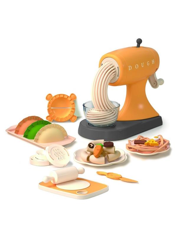 Набор для лепки «Машинка для пасты», тесто 8 цветов, 225 г, машинка, 15
аксессуаров
