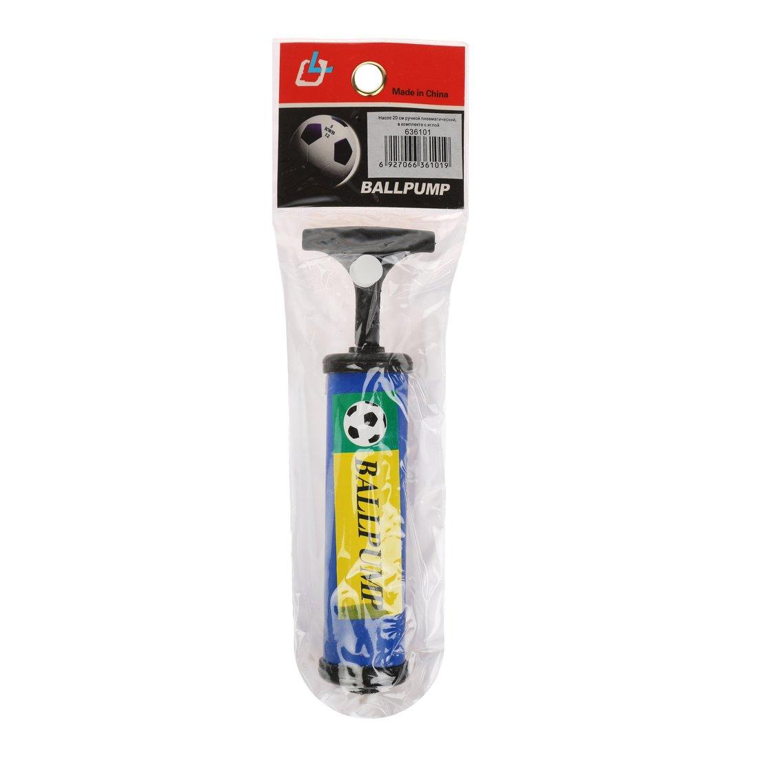 Насос 20 см ручной пневматический, в комплекте с иглой в ассорт.