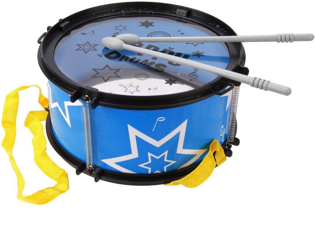 Барабан Счастливчик 22,5 см, 2 пал., в ассорт.