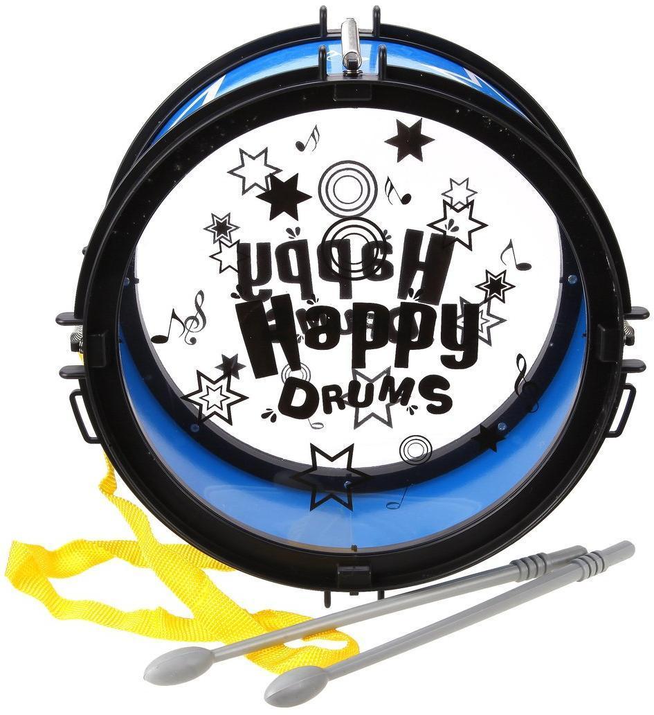 Барабан Счастливчик 22,5 см, 2 пал., в ассорт.