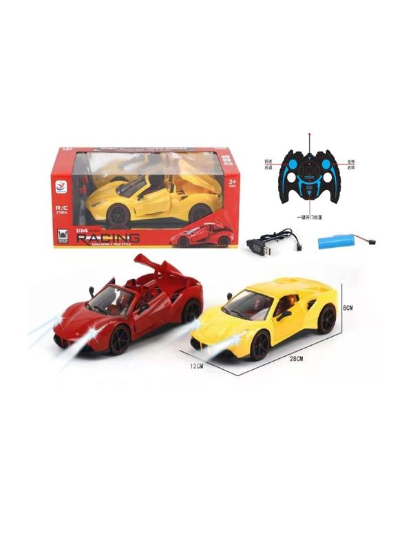 Машина радиоуправляемая, 5 каналов, свет, открываются двери, выдвижная крыша,
в комплекте: аккумулятор, USB шнур, батарейки АА*2шт. не входят, коробка, в
ассортименте