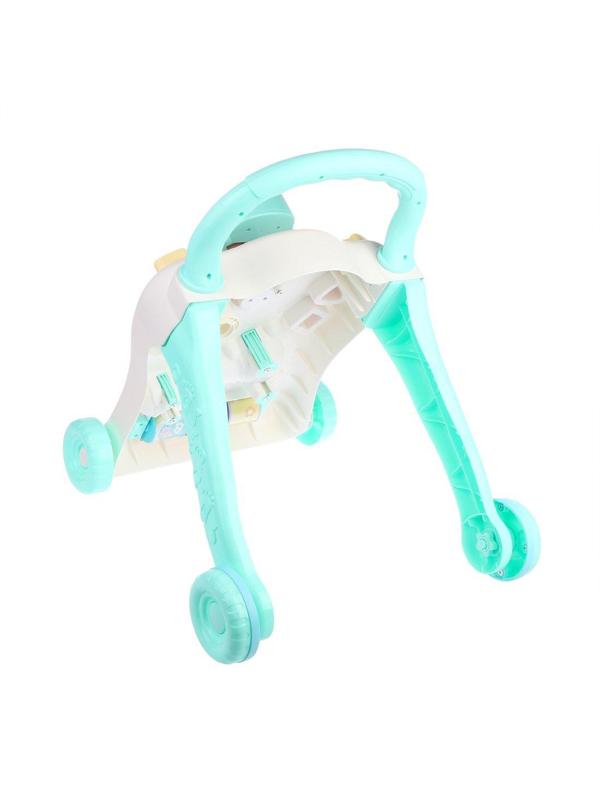 Каталка-ходунки-сортер Забавный малыш, свет, звук, микрофон, эл.пит. ААА*3 не
вх.в комплект