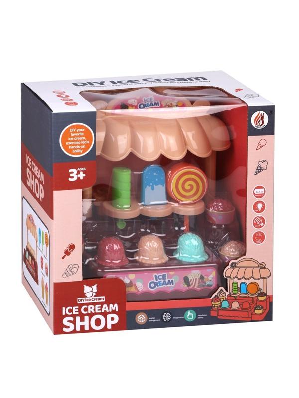 Игр. наб. Кафе-мороженое, свет, звук, в компл. предм. 8шт., эл. пит. ААх2шт.
не вх. в компл., кор.