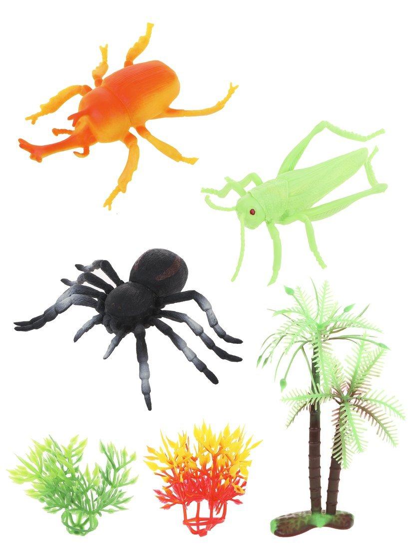 Набор фигурок Насекомые, 8 предм., пакет