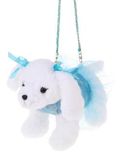 Сумочка Белый щенок 24см