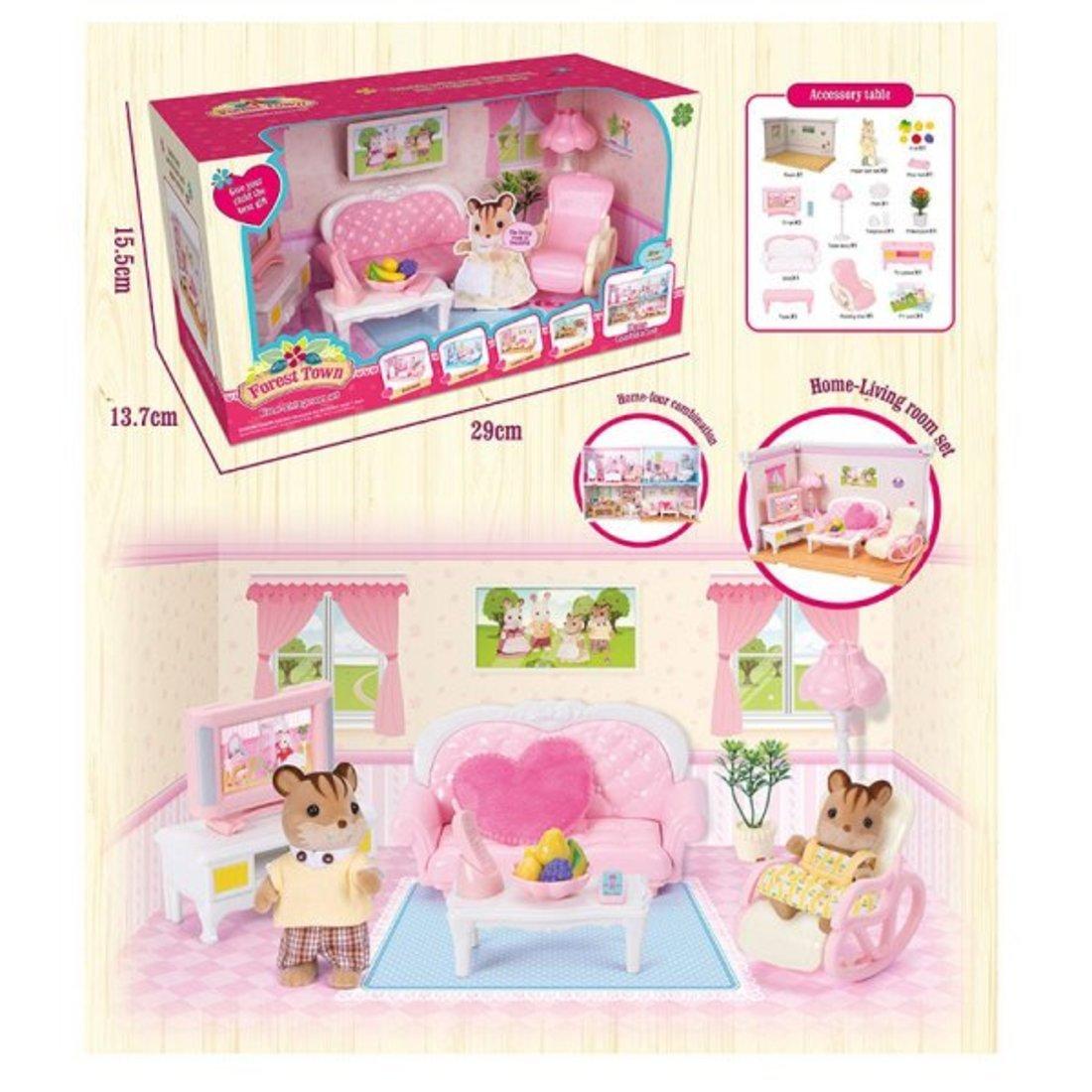 Игр. наб. Гостинная, в компл. предметов 22 шт.