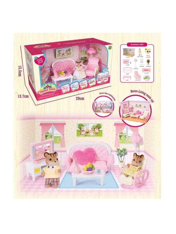 Игр. наб. Гостинная, в компл. предметов 22 шт.