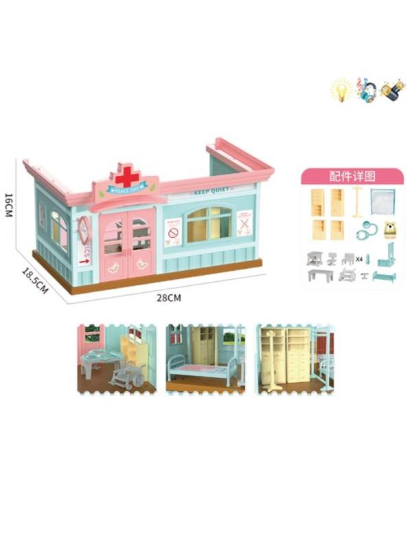 Игр. наб. Вылечи меня, свет, звук, в компл. предметов и деталей 31 шт., эл.
пит. AG3х3шт. вх. в компл.