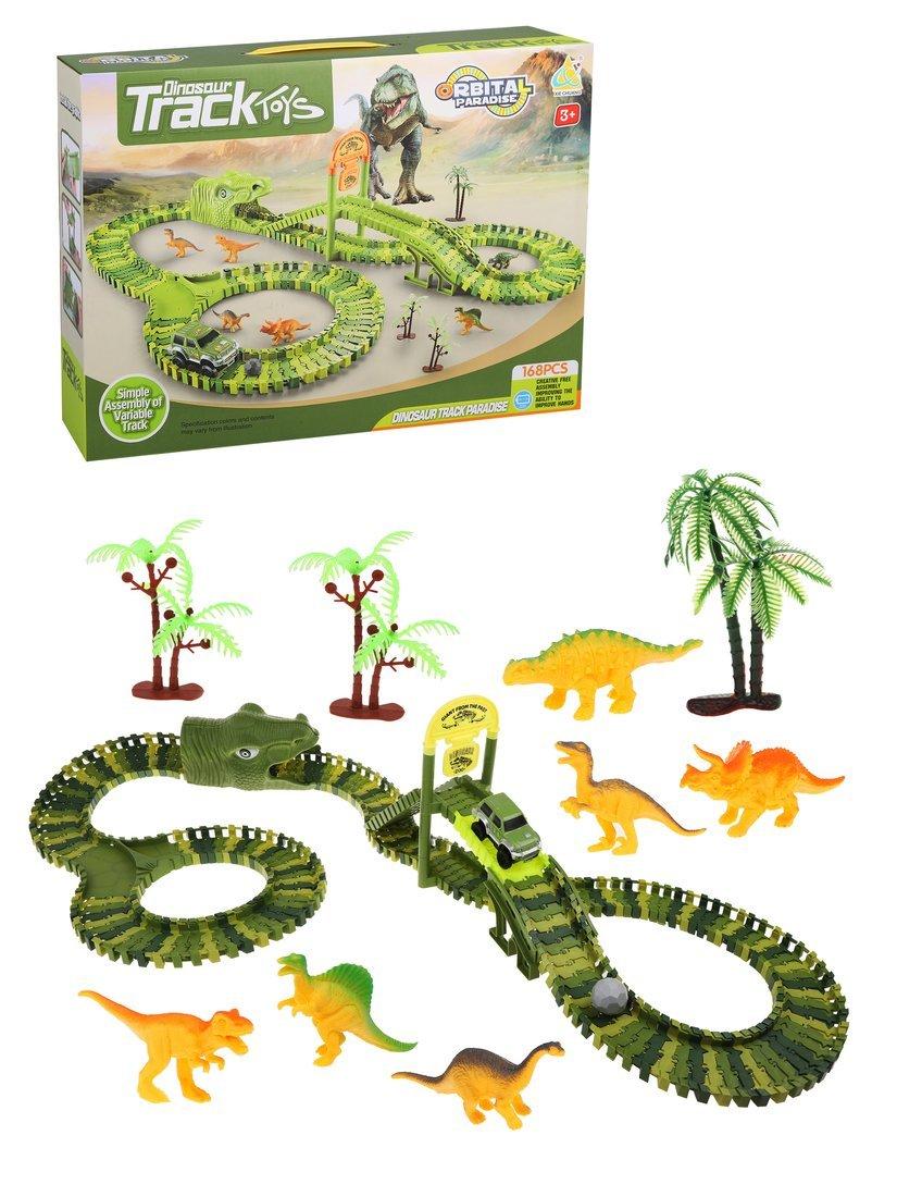 Игровой набор Автотрек, в комплекте: деталей-предметов 168шт., элемент питания
АА*1шт. не входит в комплект, коробка