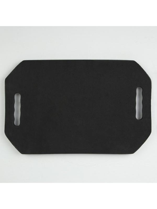 Зеркало с ручками, зеркальная поверхность 19 × 27 см, цвет чёрный