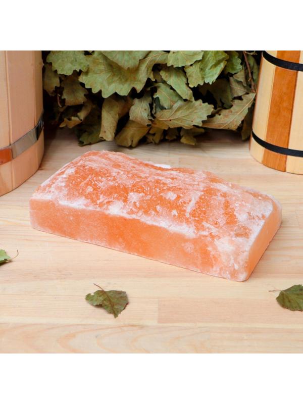 Кирпич из гималайской соли, натуральный, 20х10х5 см, 