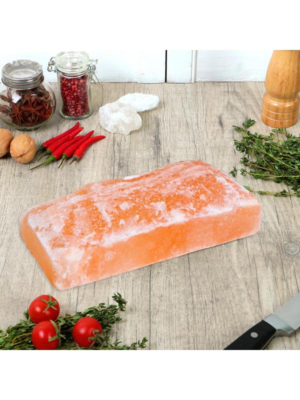 Кирпич из гималайской соли, натуральный, 20х10х5 см, 