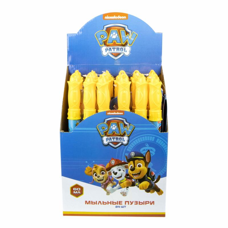 Мыльные пузыри Щенячий патруль, колба 60 мл, д/б, Т17292