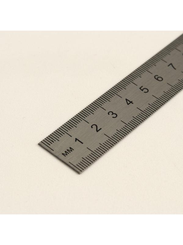 Линейка стальная, пружинистая, 50 см, толщина 0,5 мм