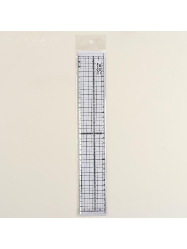Универсальная линейка с металлическим краем, 30 × 5 см