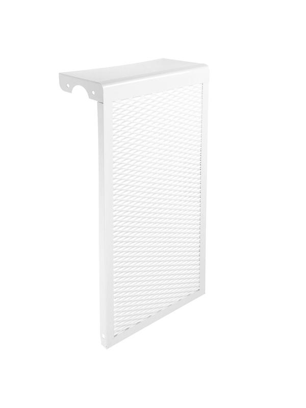 Экран на чугунный радиатор ZEIN, 290х610х150 мм, 3 секции, металлический, белый