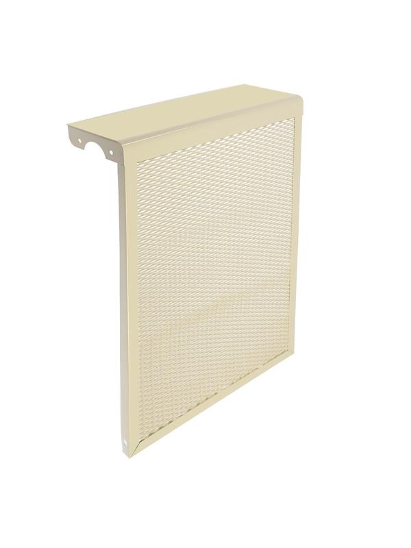 Экран на чугунный радиатор ZEIN, 390х610х150 мм, 4 секции, металлический, бежевый