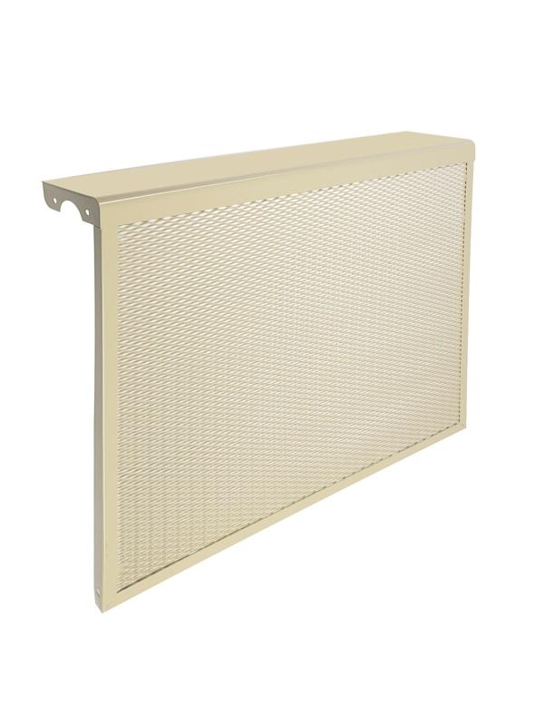 Экран на чугунный радиатор ZEIN, 690х610х150 мм, 7 секций, металлический, бежевый