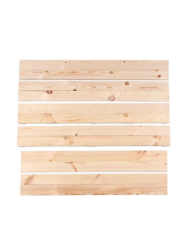 Песочница деревянная, без крышки, 150 × 140 × 20 см, с сиденьями, сосна