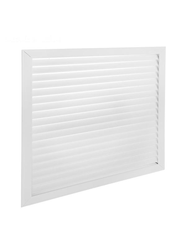 Решетка радиаторная ПВХ, 600 х 600 мм, белая