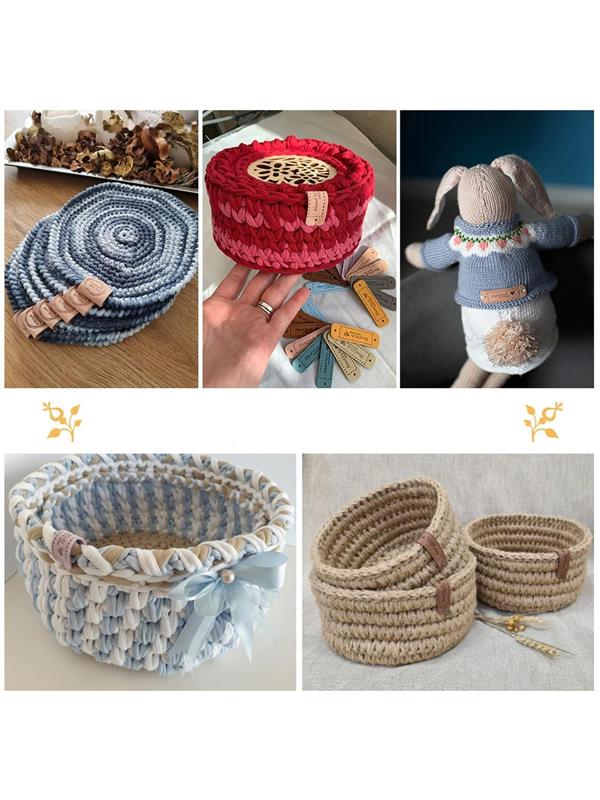 Бирка с кнопкой «Hand made», 8 × 1,5 см, 10 шт, цвет белый