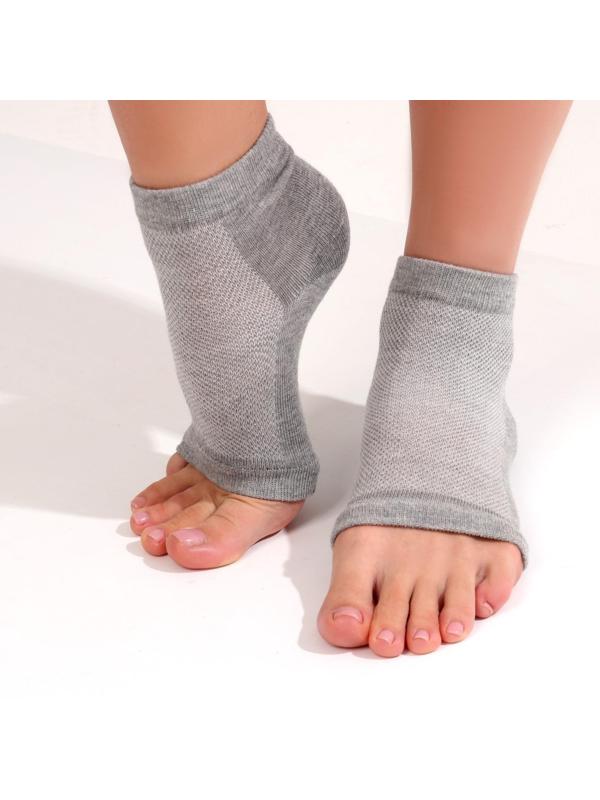 Напяточники для педикюра, увлажняющие, 16 × 8,5 см, one size, цвет серый