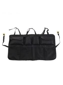 Органайзер на заднее сиденье, 86 х 40 см, 8 карманов, черный