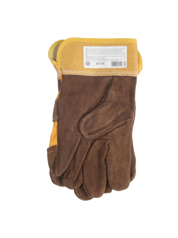 Перчатки сварщика спилковые, комбинированные, размер XXXL 11, 270 мм