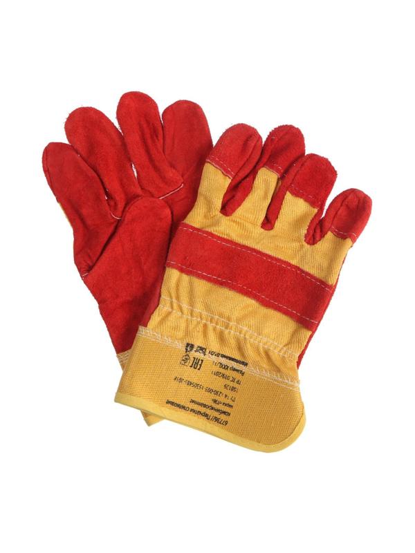 Перчатки сварщика спилковые, комбинированные, размер XXXL 11, 270 мм