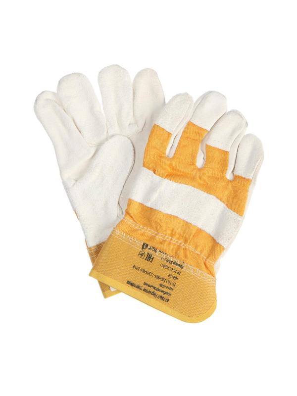 Перчатки сварщика спилковые, комбинированные, размер XXXL 11, 270 мм
