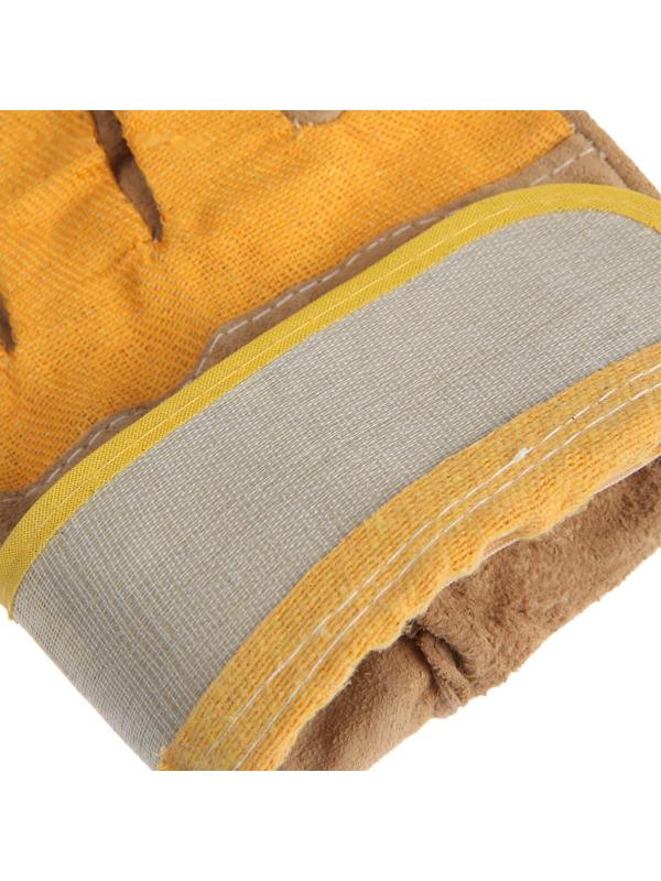 Перчатки сварщика спилковые, комбинированные, размер XXXL 11, 270 мм