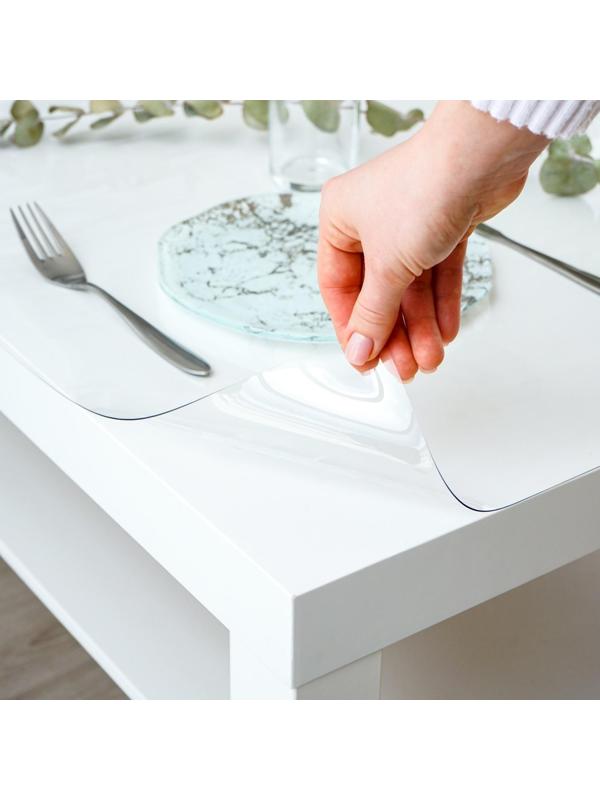 Термоскатерть без основы EasyLite «Жидкое стекло», 60×100 см, толщина 0,8 мм=0,08 см