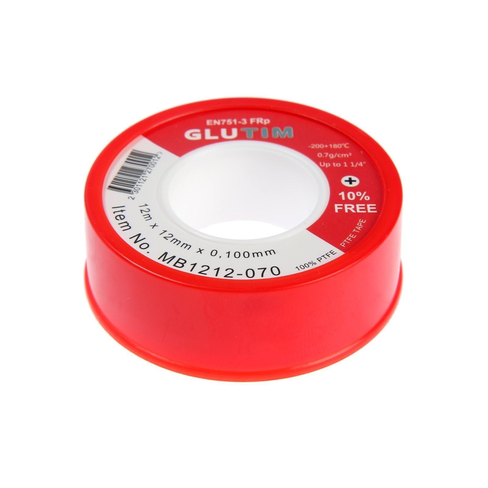 Лента ФУМ TIM MB1212-070, для воды, 12 x 12 x 0,1 мм, резьба до 1 1/4