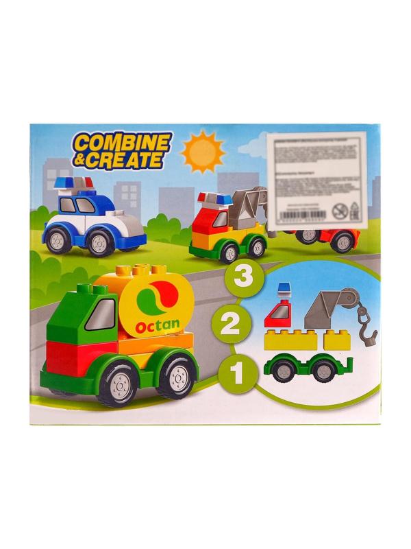 Конструктор «Городской транспорт», 6 деталей, кран